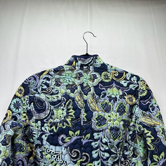 Requirements Jacket Womens Sz M Quilted Fully Lined Full Zip Floral Multicolor - Picture 5 of 11